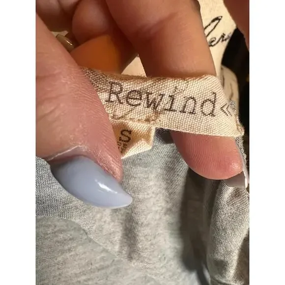 Rewind Boho Floral Print Lace Trim Cami Tank Top – Size Small - Picture 2 of 2